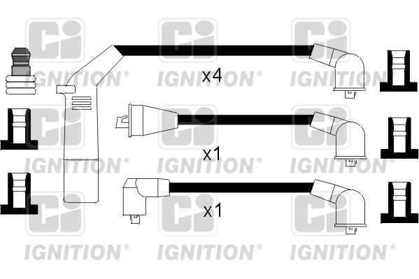 QUINTON HAZELL Комплект проводов зажигания XC884